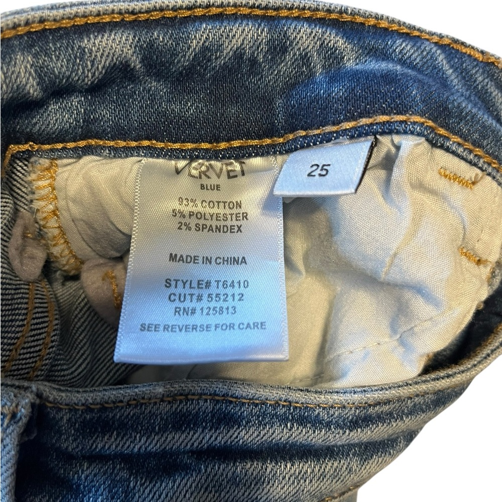 Women's Vervet Blue Flare Jeans - Picture 3 of 9